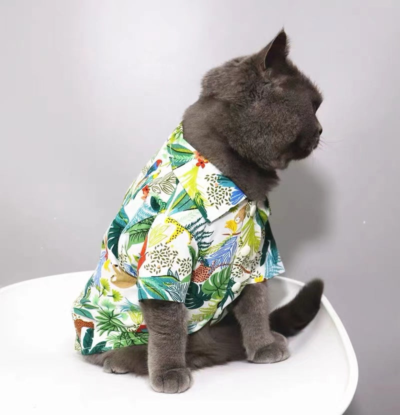 Aloha! Pet Hawaii Style Shirt