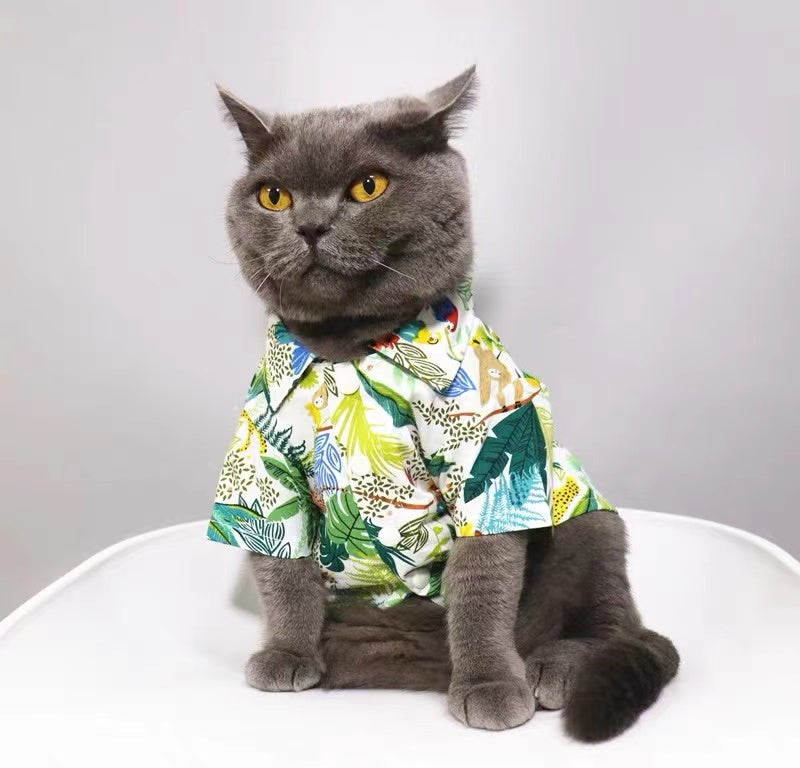 Aloha! Pet Hawaii Style Shirt