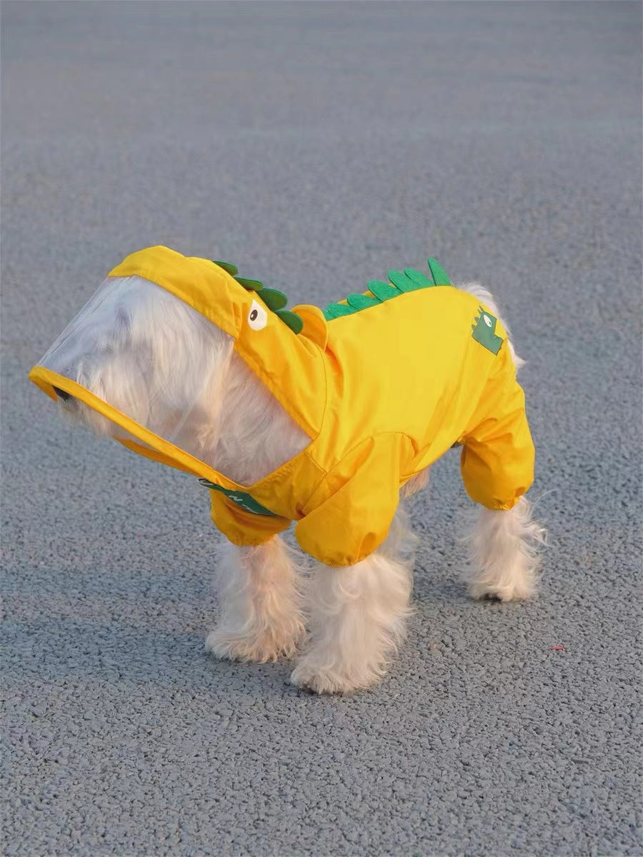 Pet Dinosaur Rain Coat