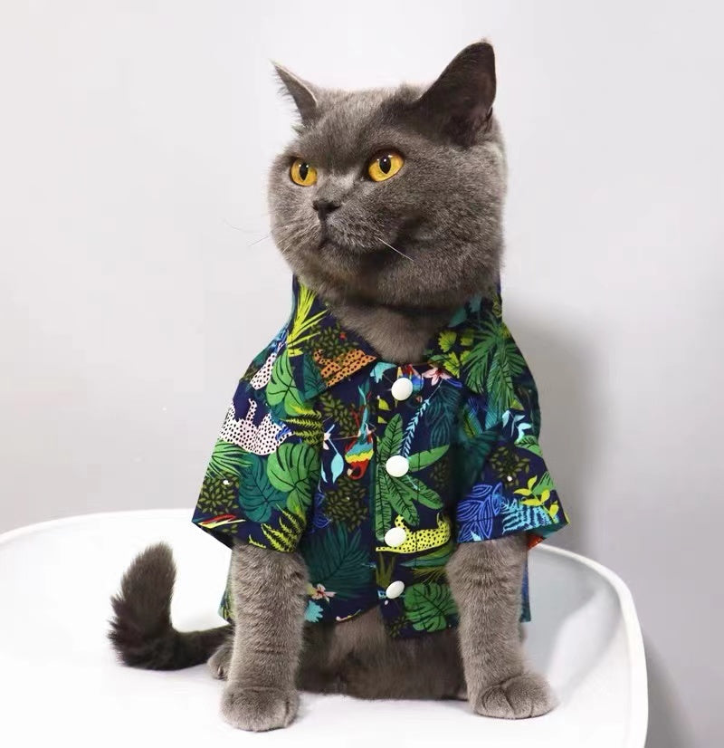 Aloha! Pet Hawaii Style Shirt