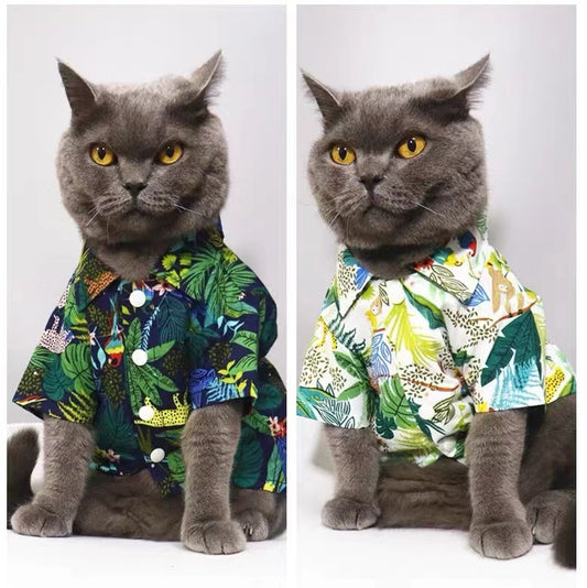Aloha! Pet Hawaii Style Shirt