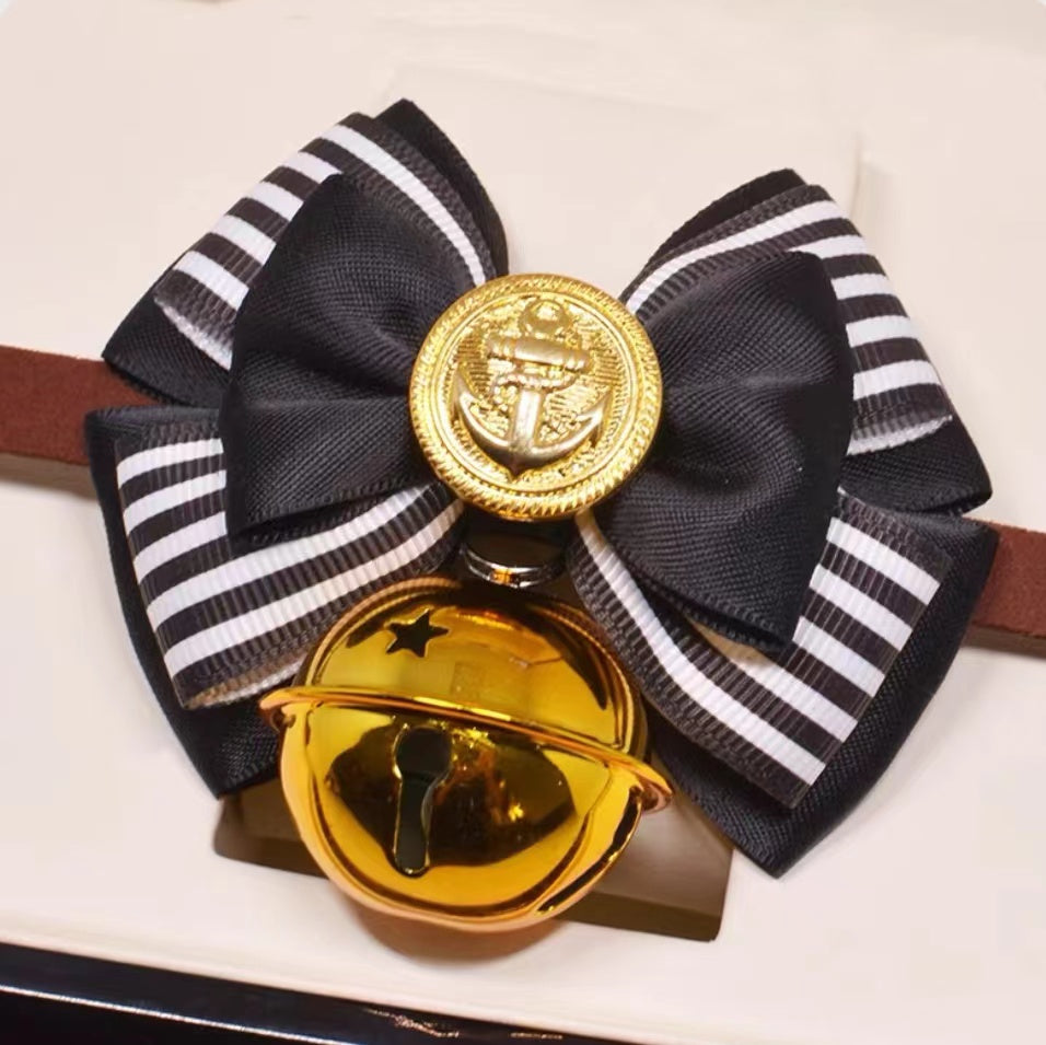 Gift from GOD - Pet Bow Tie with Golden Bell