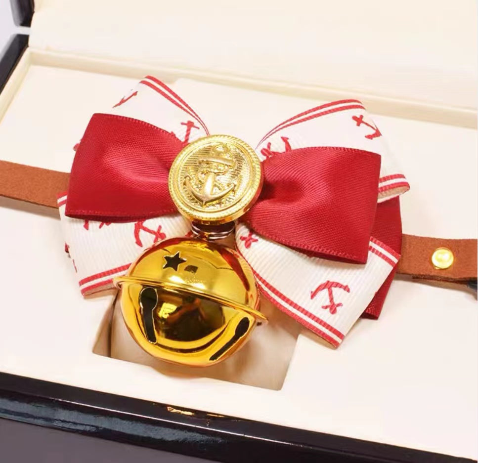 Gift from GOD - Pet Bow Tie with Golden Bell