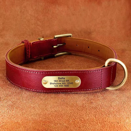 Custom Leather Dog Collar